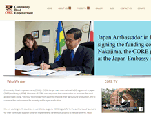 Tablet Screenshot of corekenya.org